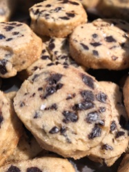 Salted Chocolate Chip Shortbread